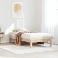 Bedframe zonder matras massief grenenhout 90x200 cm - thumbnail