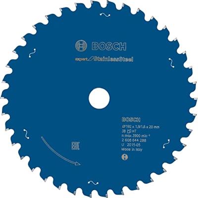 Bosch Accessories Expert for Stainless Steel 2608644288 Cirkelzaagblad 192 x 20 x 1.6 mm Aantal tanden: 38 1 stuk(s) Bosch Accessories Expert for Stainless Steel 2608644288 Cirkelzaagblad 192 x 20 x 1.6 mm Aantal tanden: 38 1 stuk(s)