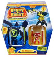 Brandunit Ready 2 robot bot blasters rood maak je eigen robot - thumbnail