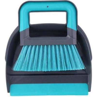 Alpina Stoffer en Blik 19x21.5 cm Blauw/Grijs