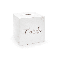 Enveloppendoos Cards Wit Roségoud - thumbnail