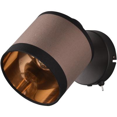 LED Wandlamp Mat Zwart Metaal - Moderne Wandverlichting E14