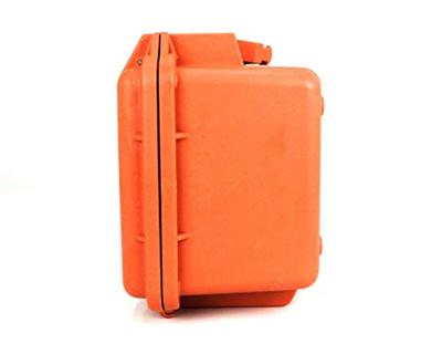 Peli 1300 Stootbestendige Koffer Voor Het Vervoeren Van Kostbare Meetinstrumenten En Elektronica, Ip67 Waterdicht, Capaciteit: 6L, Gemaakt In De Vs, Met Aanpasbaar Plukschuim, Kleur: Oranje