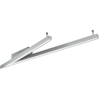 LED Plafondlamp - Cinque Cicanto - 1 Lichtpunt van 44 Watt - Dimbaar - Aanpasbare Lichtkleur - Mat Nikkel - Metaal