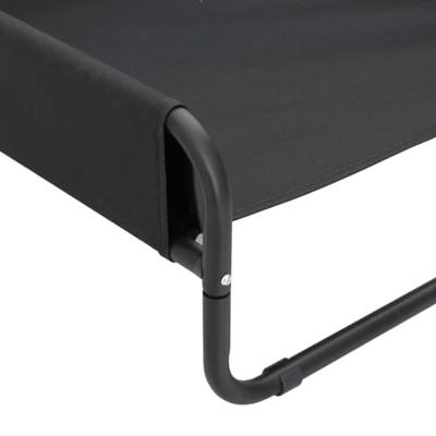 VidaXL Hondenmand verhoogd oxford stof en staal antracietkleurig VidaXL Hondenmand verhoogd oxford stof en staal antracietkleurig