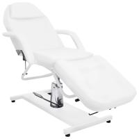 vidaXL Massagetafel 180x62x(87-112) cm wit - thumbnail