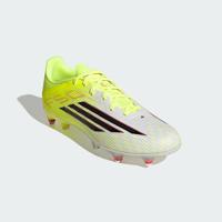 adidas F50 League IJzeren-Nop Voetbalschoenen (SG) Neongeel Zwart Rood - thumbnail