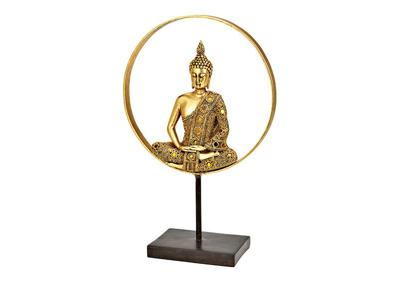 Display Buddha van poly goud (B/H/D) 26x40x11cm Display Buddha van poly goud (B/H/D) 26x40x11cm