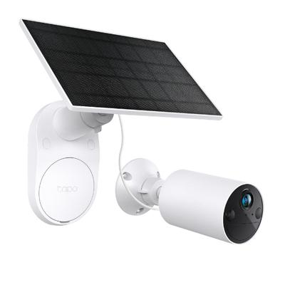 TP-Link Tapo C410 Kit 2K 3MP nachtzicht in kleur oplaadbaar IP65 lokale/cloud-certificaat 110° hoek opslag zonnepaneel meegeleverd draadloze batterij beveiligingscamera-kit
