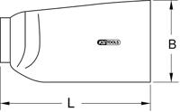 KS Tools 1171622 Opsteektule met beschermende isolatie 1 stuk(s) - thumbnail