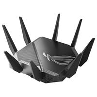 ASUS ROG Rapture GT-AXE11000 Tri-band WiFi 6E Extendable Gaming Router, 6GHz Band, 2.5G Port, Triple-level Game Acceleration, VPN Fusion, levenslange gratis netwerkbeveiliging, 4G 5G Router vervanger - thumbnail