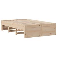 Bedframe zonder matras met lades massief grenenhout 120x190 cm - thumbnail