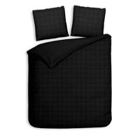 Heckett & Lane Heckett & Lane Diamante Dekbedovertrek 200x200x220 Moonless Black - thumbnail