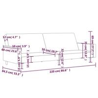 Salontafel 100x49,5x43 cm spaanplaat sonoma eikenkleurig - thumbnail