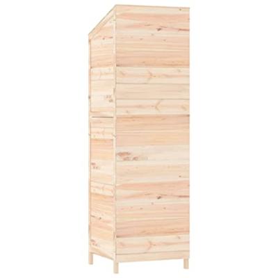 VidaXL Tuinschuur 55x52x174,5 cm massief vurenhout VidaXL Tuinschuur 55x52x174,5 cm massief vurenhout