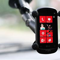RAM MOUNTS X-Grip Zuigvoethouder voor smartphones tot 82,6 mm breed - B-kogel (1 inch), medium verbindingsarm - thumbnail