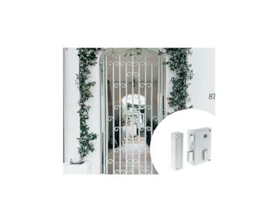 Slot Yale YAV37G 12,5 x 7 x 18 Wit Staal Deuren