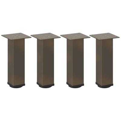 Salontafelpoten 4 st 30-32 cm staal naturel Salontafelpoten 4 st 30-32 cm staal naturel