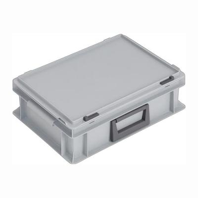 Lockweiler Kunststof koffer | L400xB300xH133 mm PP 1 greep | schuifsluiting grijs 10 l | 1 stuk - PC10-139. 210.110. 118 PC10-139. 210.110. 118