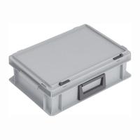 Lockweiler Kunststof koffer | L400xB300xH133 mm PP 1 greep | schuifsluiting grijs 10 l | 1 stuk - PC10-139. 210.110. 118 PC10-139. 210.110. 118 - thumbnail