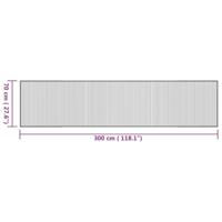 VidaXL Vloerkleed rechthoekig 70x300 cm bamboe naturel - thumbnail