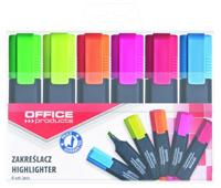 OFFICE products markeerstift, 1-5 mm, geassorteerde kleuren, etui van 6 stuks - thumbnail