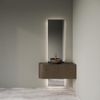 Glijstang BWS Sensa met Wateraansluiting 66 Cm Geborsteld RVS