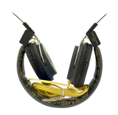 OTL Batman Childrens 'Vintage' thema opvouwbare oorschelp bedrade hoofdtelefoon - zwart