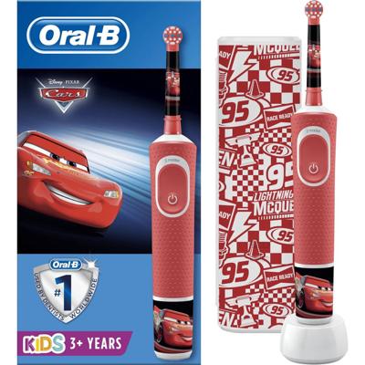 Oral-B Kids Disney Cars Elektrische Tandenborstel Rood/Wit