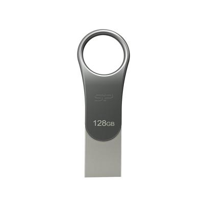 Silicon Power C80 Dual USB Pendrive Mobile 128GB USB-C Grey