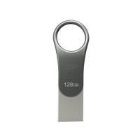 USB stick Silicon Power Mobile C80 Grijs Titanium 128 GB - thumbnail