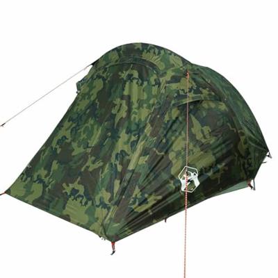 VidaXL Tunneltent 2-persoons waterdicht camouflage