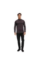 Malelions Knitted Crewneck Mm3-aw25-05 Trui 696 Mulch Brown - thumbnail
