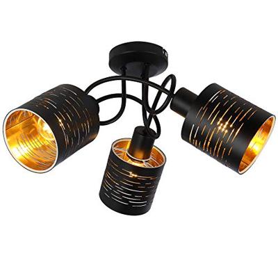 Globo Plafondlamp zwartTunno 3-lichts - 15342-3D