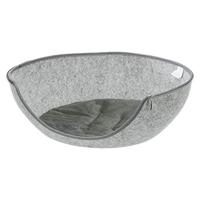 TRIXIE RELAX-IGLO LUNA VILT LICHTGRIJS 58X58X20 CM - thumbnail