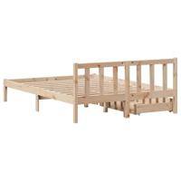 Bedframe zonder matras massief grenenhout 140x200 cm - thumbnail