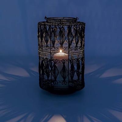 Kare Lantaarn Hayat Black 37cm