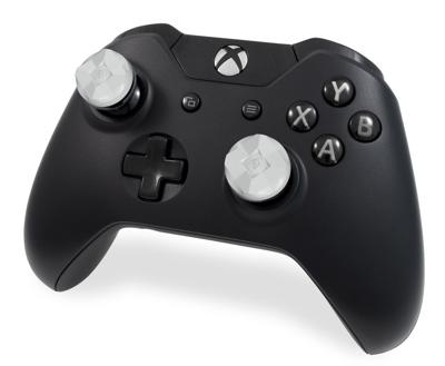 KontrolFreek Destiny 2: Ghost voor Xbox One-controller | Prestaties Thumbsticks | 2 Mid-Rise | Wit
