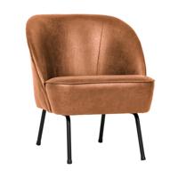 WOOOD Fauteuil 'Vogue' Eco-leder, kleur Cognac - thumbnail