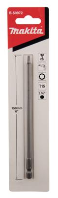 Makita Accessoires Schroefbit T15x150mm - B-59972 B-59972