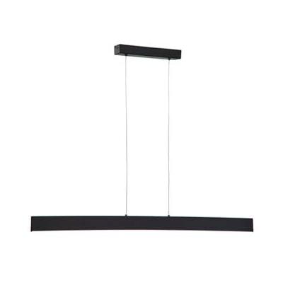 Kave Home Hanglamp 'Boadella' LED-balk, 100cm, kleur Zwart