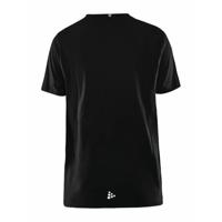 Craft 1907390 Community Mix Ss Tee JR - Black - 158/164 - thumbnail