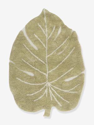 Wasbaar katoenen tapijt Mini Monstera - LORENA CANALS groen