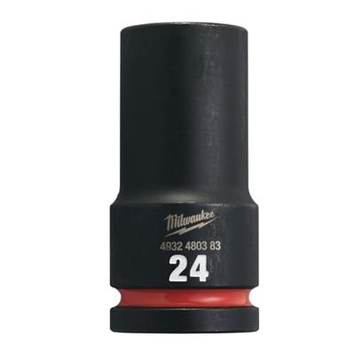 Milwaukee ShockWave™ Krachtdop 3/4" lang | 24 mm - 4932480383 Milwaukee ShockWave™ Krachtdop 3/4" lang | 24 mm - 4932480383
