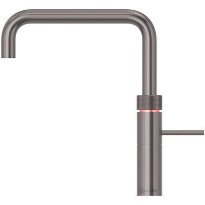 Quooker Fusion Square Keukenkraan - Kokend - Warm & Koud Water - Kindveilige Dubbeldruk - Gunmetal