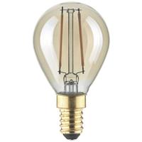 LightMe LM85054 LED-lamp E14 Kogel 4.5 W Barnsteen (Ø x h) 45 mm x 80 mm Filament / Retro-LED 1 stuk(s) - thumbnail