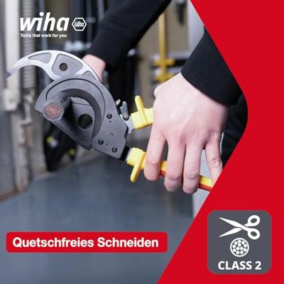 Wiha kabelknipper electric tot 500 mm² met ratelprincipe - 46675 Wiha kabelknipper electric tot 500 mm² met ratelprincipe - 46675