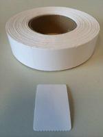 Hangetiket op rol 40x60 mm bl.geen perf - thumbnail