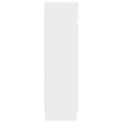 Schoenenkast 100,5x28x100 cm bewerkt hout wit