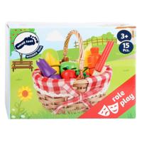 Small Foot houten picknickmand met snij fruit, 15dlg. - thumbnail